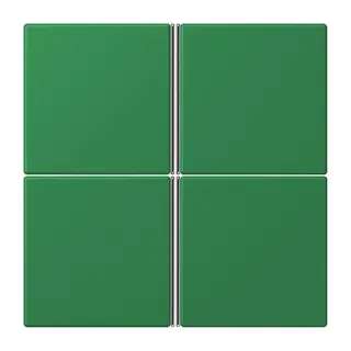 Jung Tastensatz 4fach, F40, Serie LS, vert foncé LC404TSA219