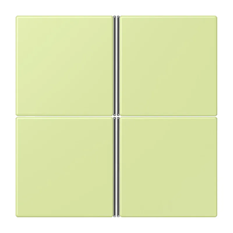 Jung Tastensatz 4fach, F40, Serie LS, vert jaune clair LC404TSA222