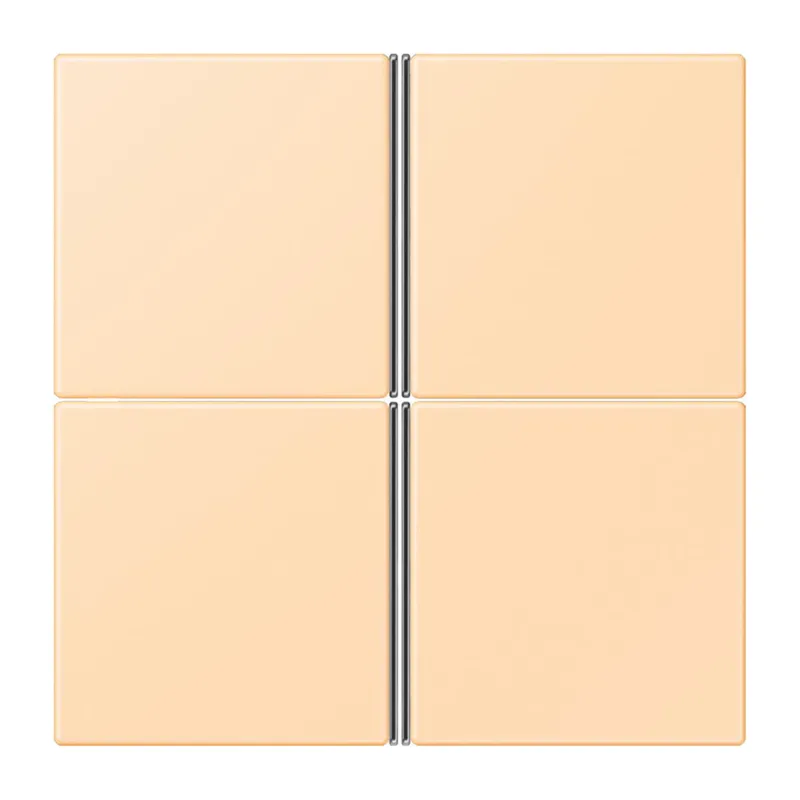 Jung Tastensatz 4fach, F40, Serie LS, ocre LC404TSA223