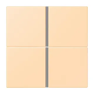 Jung Tastensatz 4fach, F40, Serie LS, ocre LC404TSA223