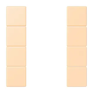Jung Tastensatz 4fach, F50, Serie LS, ocre LC504TSA223