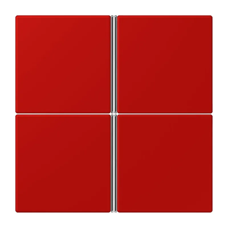 Jung Tastensatz 4fach, F40, Serie LS, rouge vermillon 31 LC404TSA227