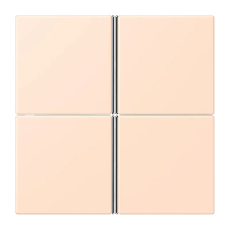 Jung Tastensatz 4fach, F40, Serie LS, rose pâle LC404TSA228