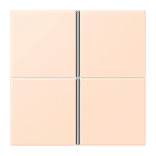 Jung Tastensatz 4fach, F40, Serie LS, rose pâle LC404TSA228