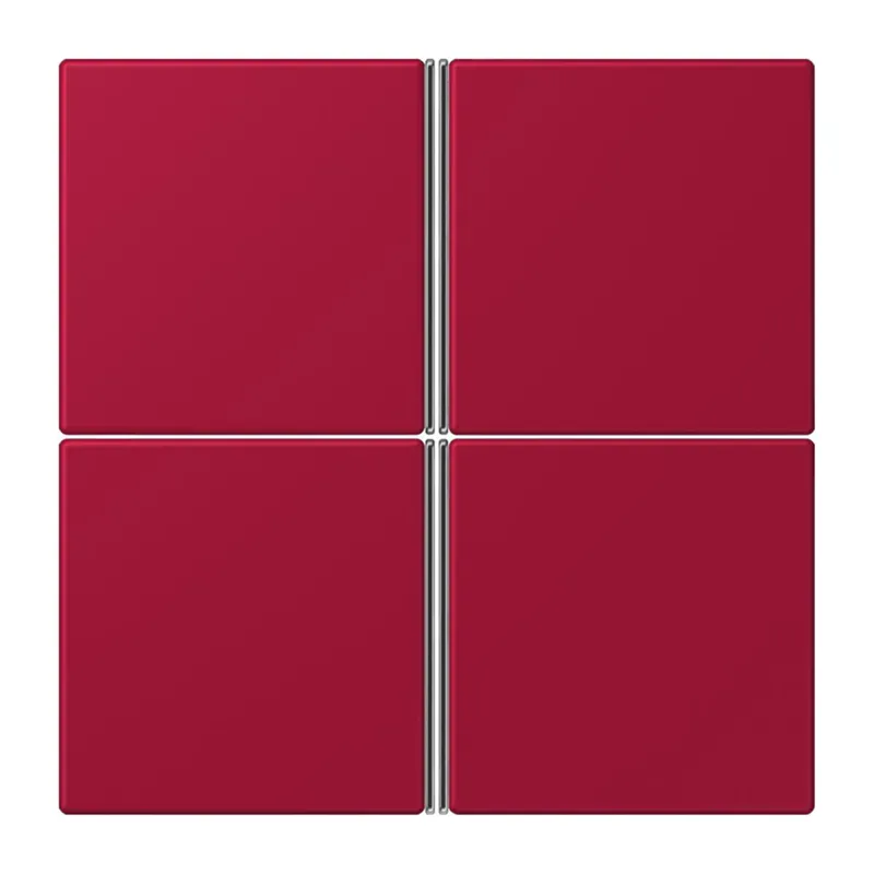 Jung Tastensatz 4fach, F40, Serie LS, rouge carmin LC404TSA229