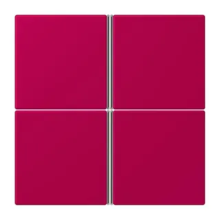 Jung Tastensatz 4fach, F40, Serie LS, rouge rubia LC404TSA230