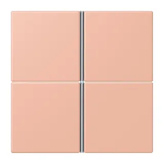 Jung Tastensatz 4fach, F40, Serie LS, rose clair LC404TSA231