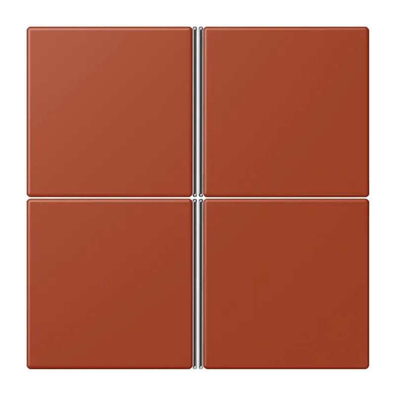 Jung Tastensatz 4fach, F40, Serie LS, l'ocre rouge LC404TSA232