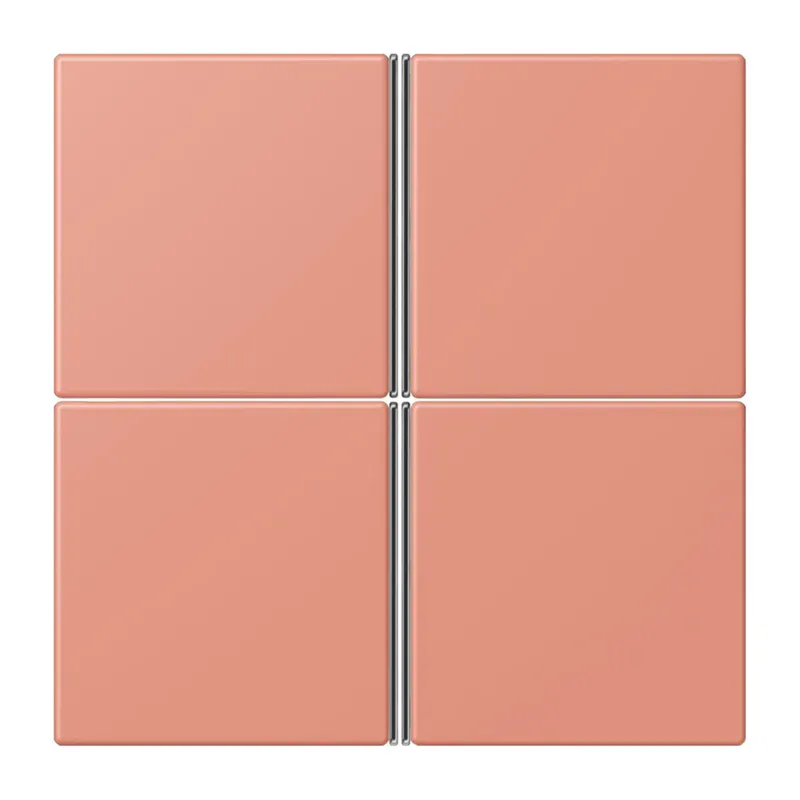Jung Tastensatz 4fach, F40, Serie LS, l'ocre rouge moyen LC404TSA233
