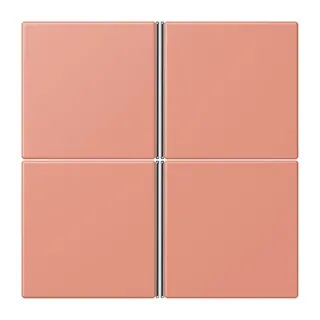 Jung Tastensatz 4fach, F40, Serie LS, l'ocre rouge moyen LC404TSA233