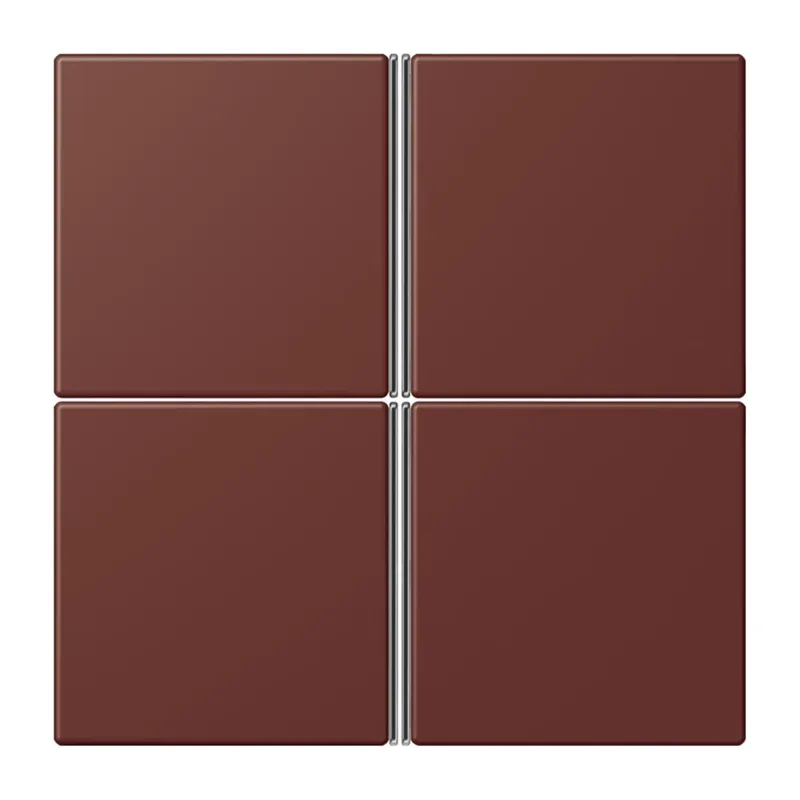 Jung Tastensatz 4fach, F40, Serie LS, terre sienne br?lée 31 LC404TSA235