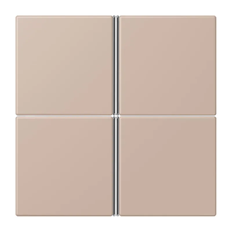 Jung Tastensatz 4fach, F40, Serie LS, ombre br?lée claire LC404TSA240