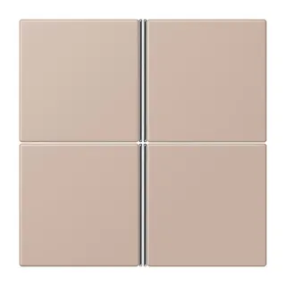Jung Tastensatz 4fach, F40, Serie LS, ombre br?lée claire LC404TSA240