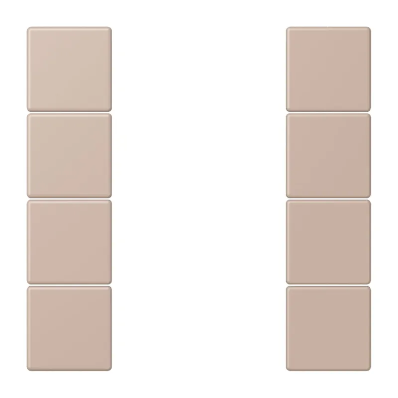 Jung Tastensatz 4fach, F50, Serie LS, ombre br?lée claire LC504TSA240