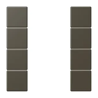 Jung Tastensatz 4fach, F50, Serie LS, ombre naturelle 31 LC504TSA241