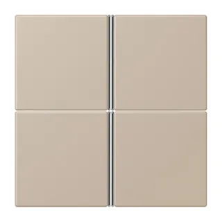 Jung Tastensatz 4fach, F40, Serie LS, ombre naturelle claire LC404TSA243