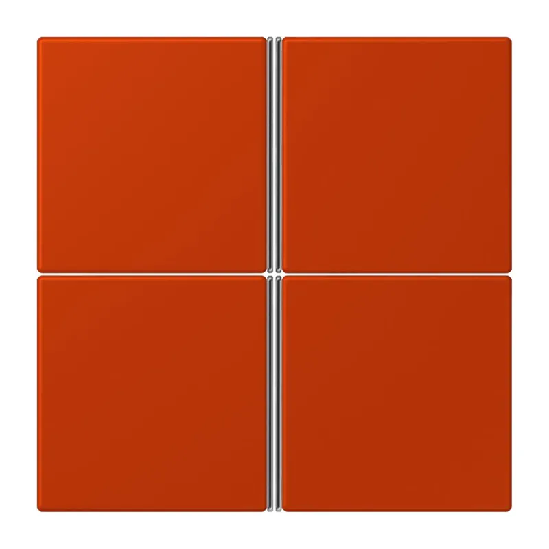 Jung Tastensatz 4fach, F40, Serie LS, rouge vermillon 59 LC404TSA244