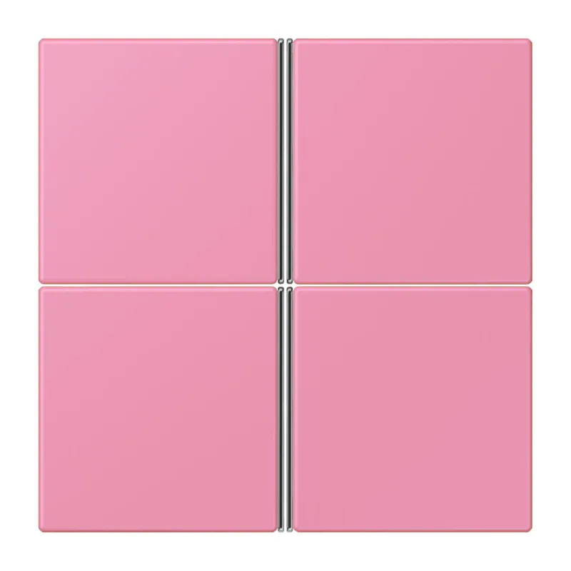 Jung Tastensatz 4fach, F40, Serie LS, rose vif LC404TSA246