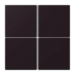 Jung Tastensatz 4fach, F40, Serie LS, noir d'ivoire LC404TSA248