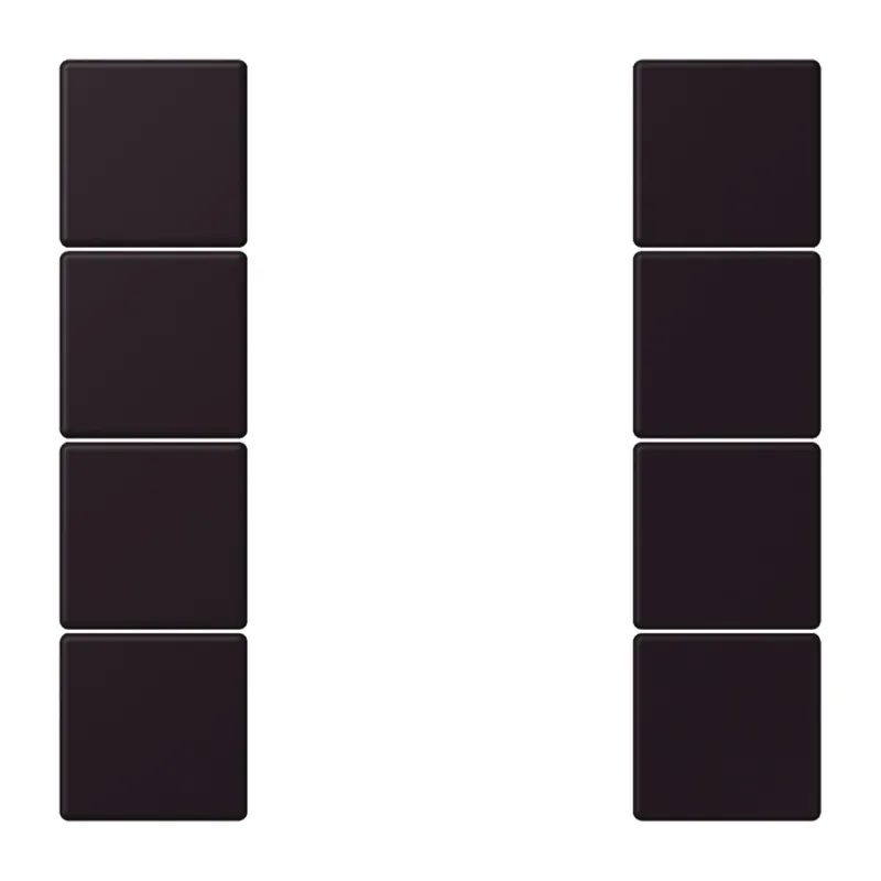 Jung Tastensatz 4fach, F50, Serie LS, noir d'ivoire LC504TSA248