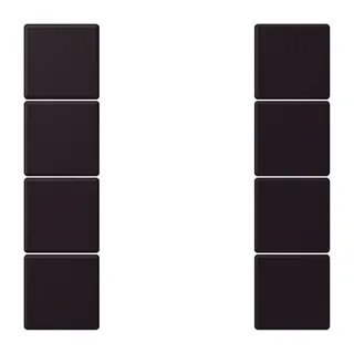 Jung Tastensatz 4fach, F50, Serie LS, noir d'ivoire LC504TSA248