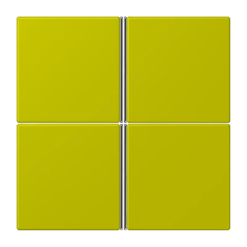Jung Tastensatz 4fach, F40, Serie LS, vert olive vif LC404TSA249
