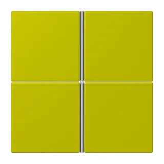 Jung Tastensatz 4fach, F40, Serie LS, vert olive vif LC404TSA249