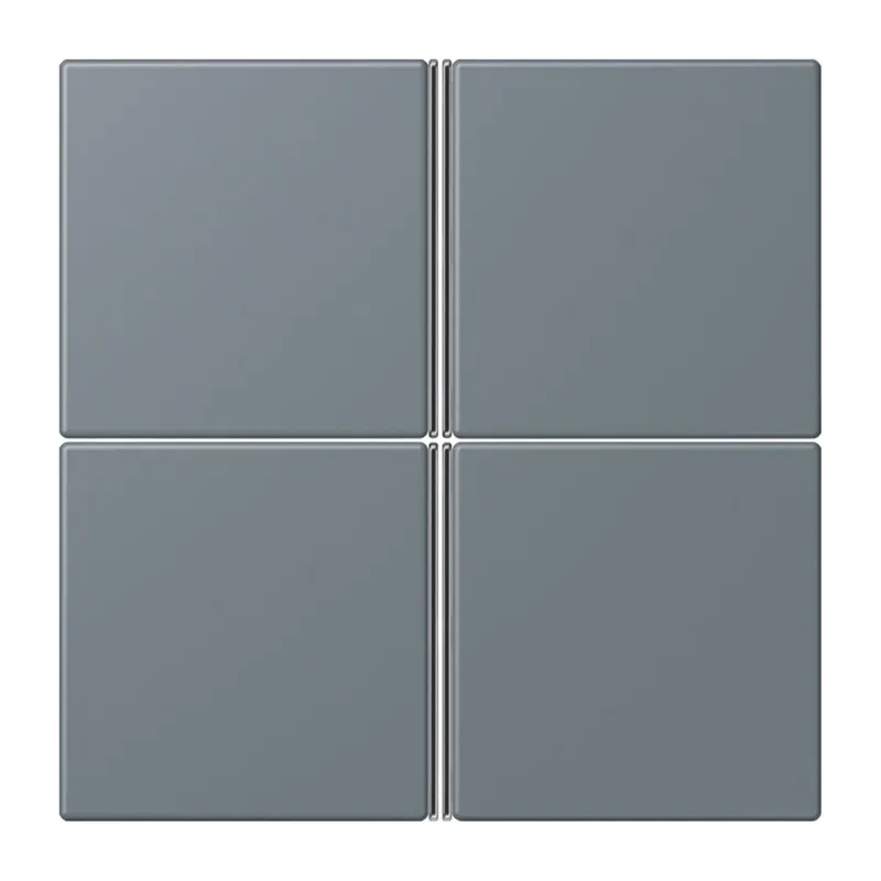 Jung Tastensatz 4fach, F40, Serie LS, gris 59 LC404TSA251