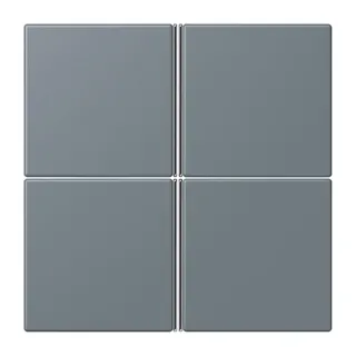 Jung Tastensatz 4fach, F40, Serie LS, gris 59 LC404TSA251