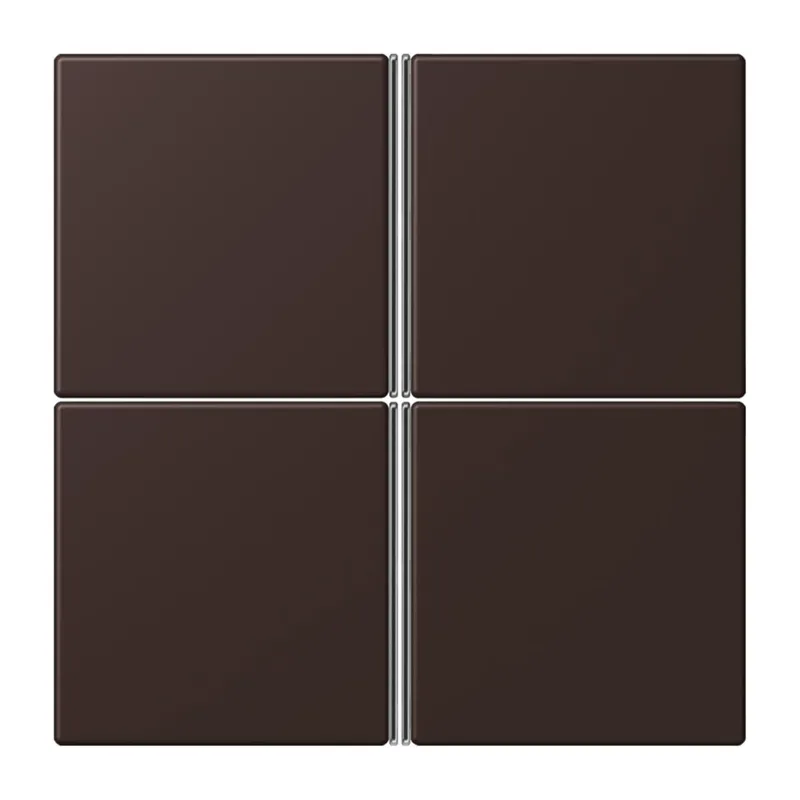 Jung Tastensatz 4fach, F40, Serie LS, terre d?ombre br?lée 59 LC404TSA252