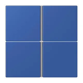 Jung Tastensatz 4fach, F40, Serie LS, bleu outremer 59 LC404TSA253