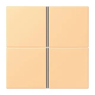 Jung Tastensatz 4fach, F40, Serie LS, terre sienne claire 59 LC404TSA258