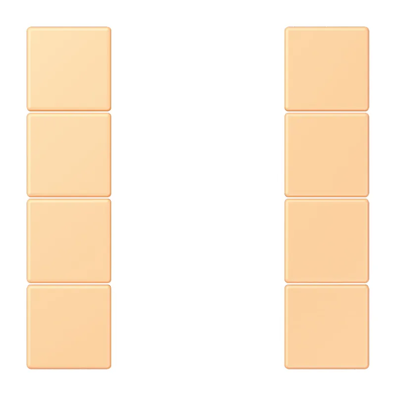 Jung Tastensatz 4fach, F50, Serie LS, terre sienne claire 59 LC504TSA258