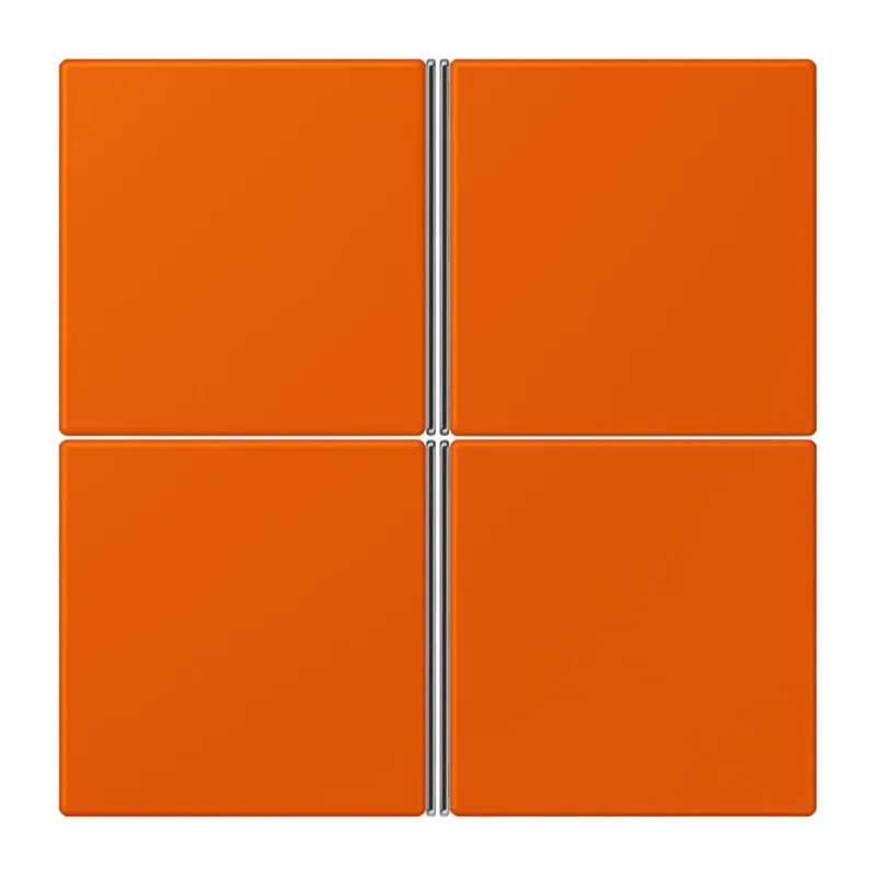 Jung Tastensatz 4fach, F40, Serie LS, orange vif LC404TSA260