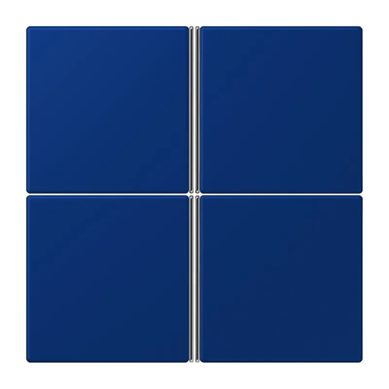 Jung Tastensatz 4fach, F40, Serie LS, bleu outremer foncé LC404TSA261