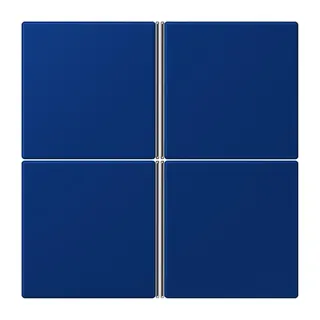 Jung Tastensatz 4fach, F40, Serie LS, bleu outremer foncé LC404TSA261