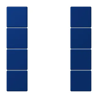Jung Tastensatz 4fach, F50, Serie LS, bleu outremer foncé LC504TSA261