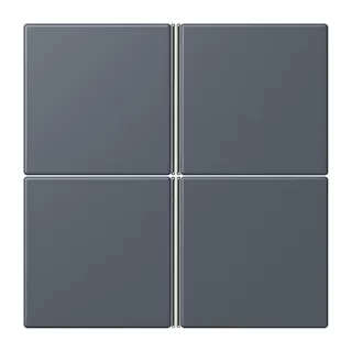 Jung Tastensatz 4fach, F40, Serie LS, gris fonce 59 LC404TSA262