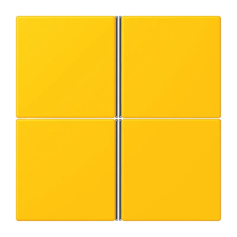 Jung Tastensatz 4fach, F40, Serie LS, le jaune vif LC404TSA263