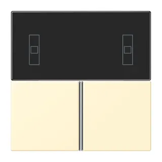 Jung Tastensatz 3fach, F40 Raumcontroller, Serie LS, blanc LC4093TSA201