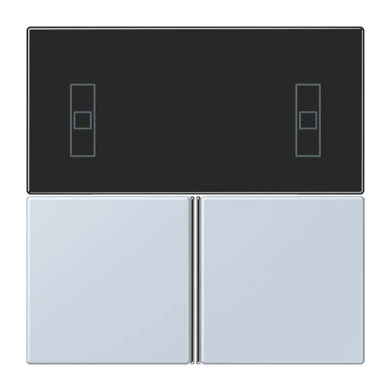Jung Tastensatz 3fach, F40 Raumcontroller, Serie LS, outremer pale LC4093TSA209