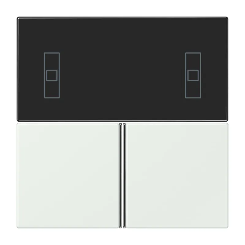 Jung Tastensatz 3fach, F40 Raumcontroller, Serie LS, outremer gris LC4093TSA210