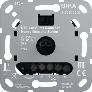 Gira RTR 230 V Schließer Kontroll FBH Einsatz 247400