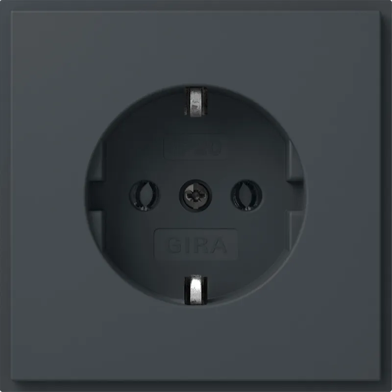 Gira SCHUKO (IP20) Gira TX_44 Anthrazit 418867