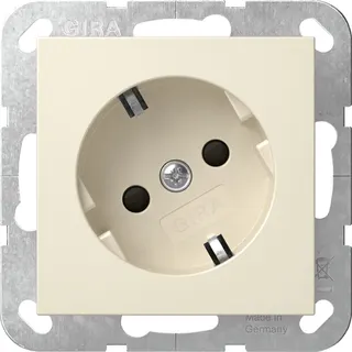 Gira SCHUKO 30° + SH System 55 Cremeweiß 441801