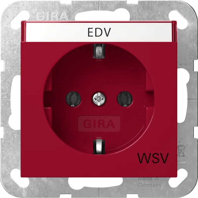 Gira SCHUKO BSF WSV System 55 Rot 4457108
