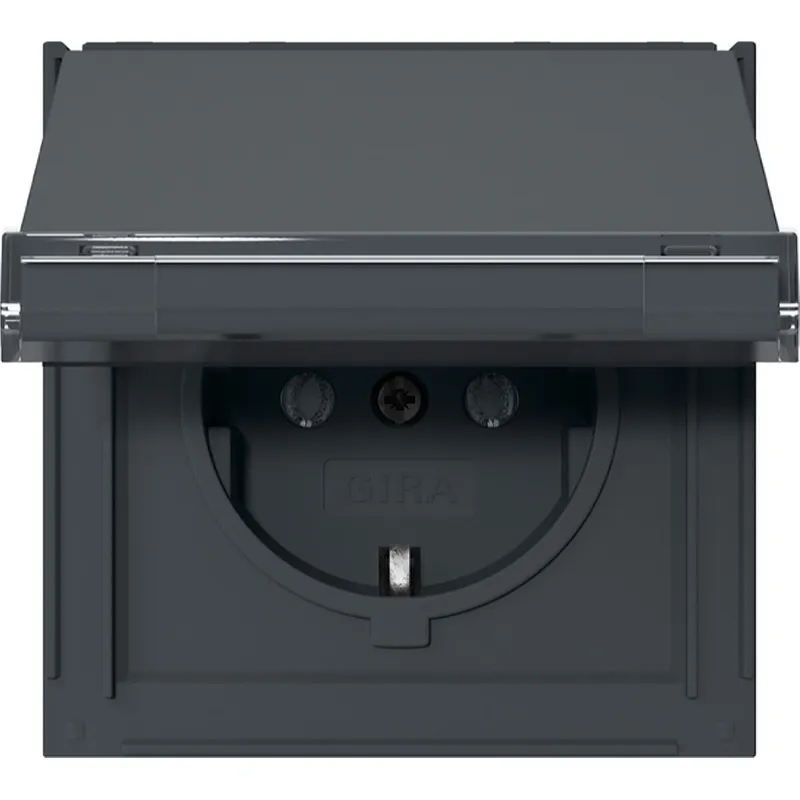 Gira SCHUKO KD + BSF Gira TX_44 Anthrazit 441067