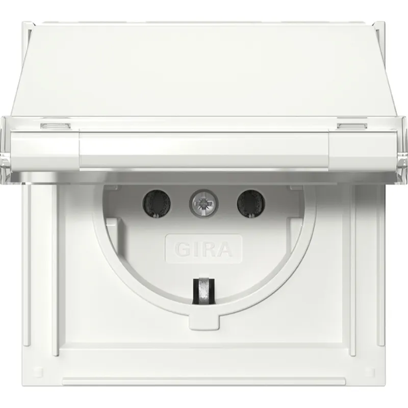 Gira SCHUKO KD + BSF Gira TX_44 Reinweiß 441066