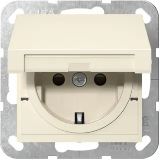 Gira SCHUKO KD + SH SRK System 55 Cremeweiß 475401