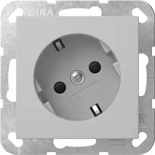 Gira SCHUKO 30° + SH System 55 Grau m 4418015